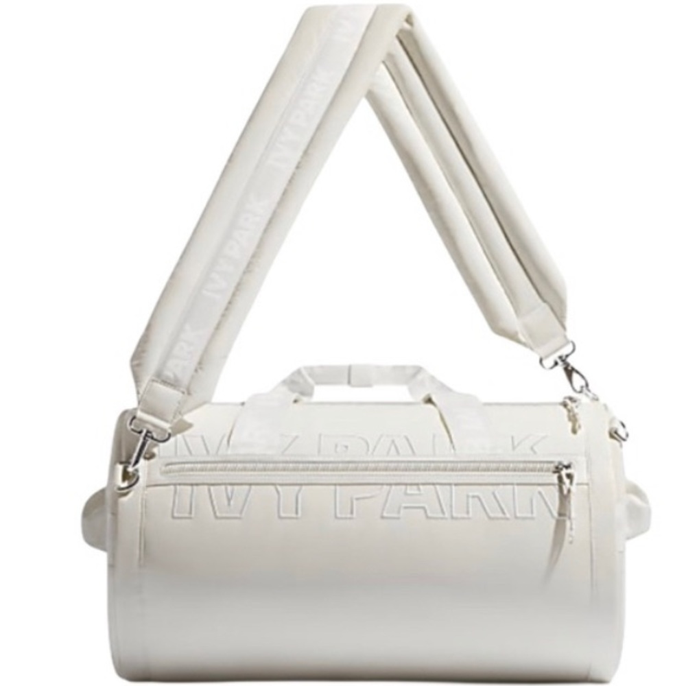 Ivy Park Icy White Duffle Bag!